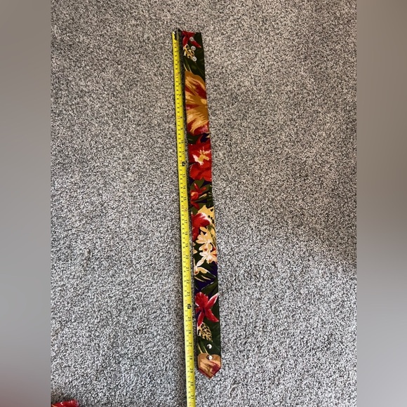 Vtg Jeffery & Dara By Linda Hutley Mini Floral Belted Dress Short Sleeve US 3/4 - Picture 10 of 10